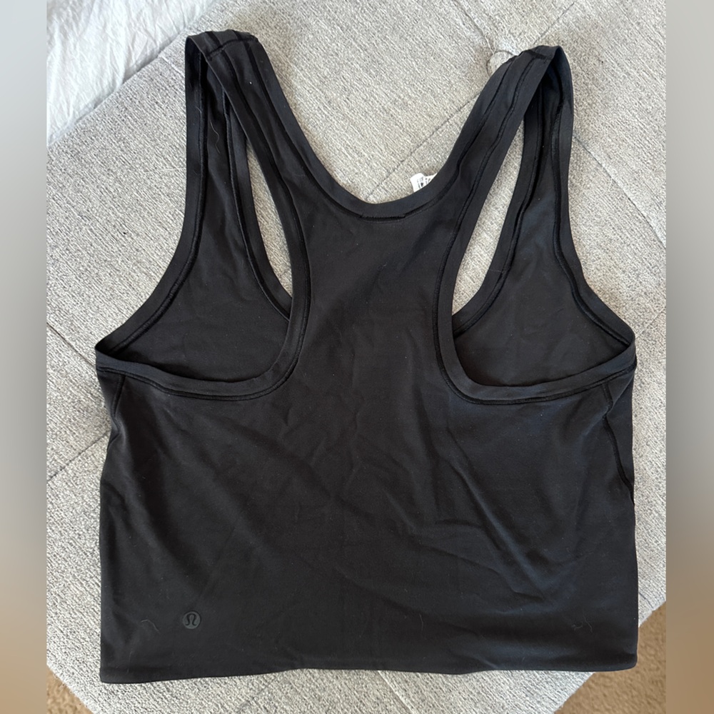 LIKE NEW ✨ Lululemon Wundermost Ultra Soft Nulu Scoop Neck Cropped Tank - Picture 5 of 8
